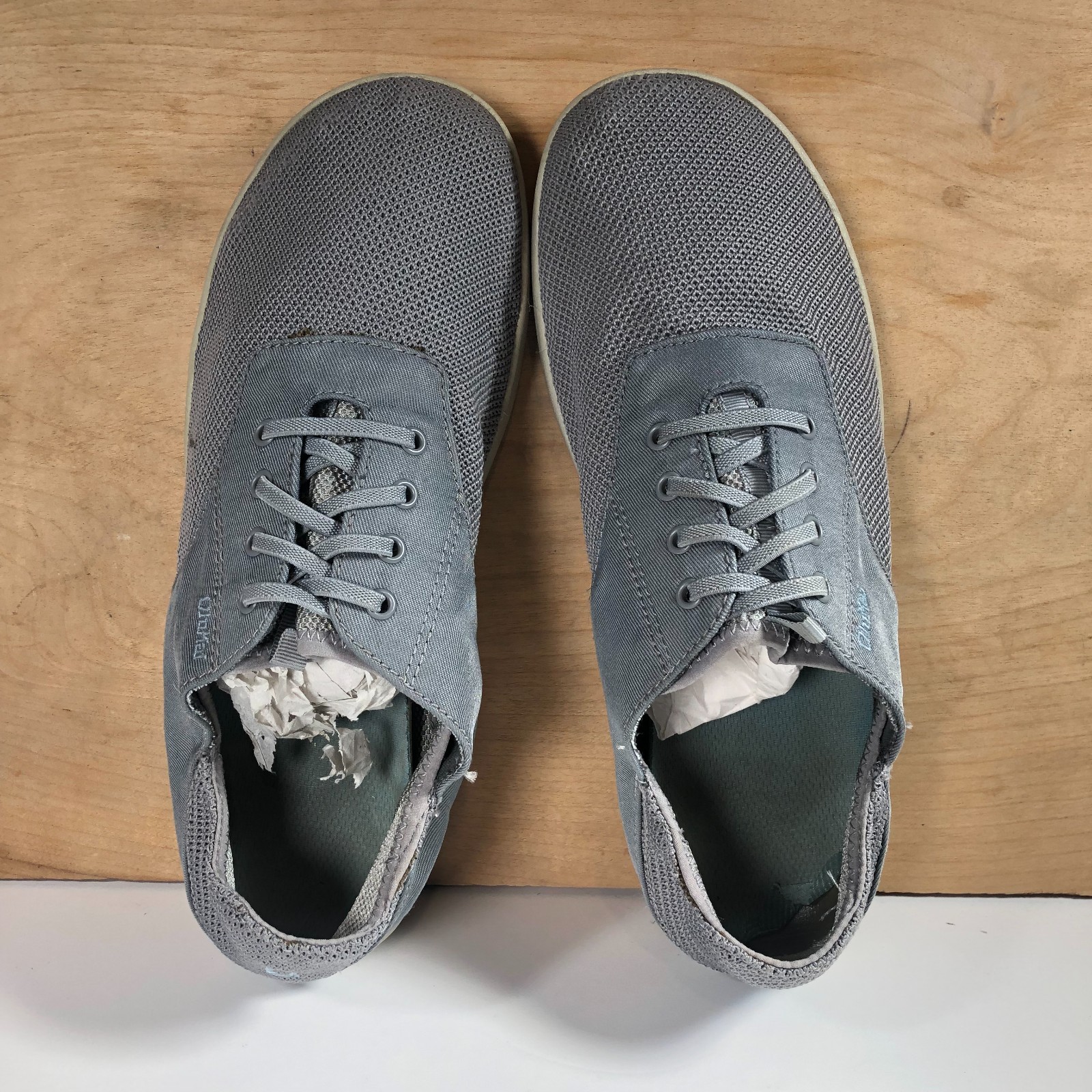 OluKai Nohea Moku Mesh Sharkskin Gray Slip On Shoes Men’s Size 10.5