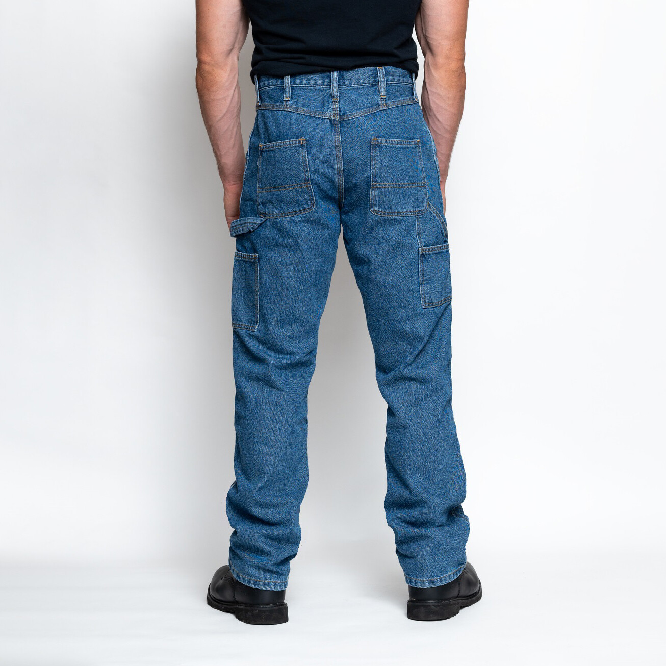 Full Blue Men’s Big & Tall Carpenter Jean | Light Stonewash