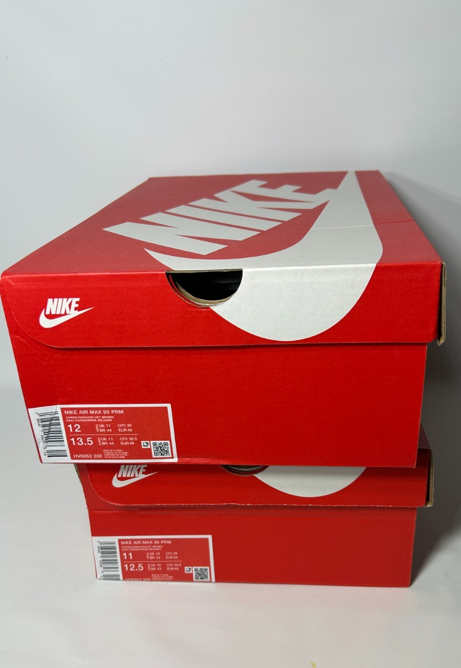 Nike Air Max 90 Premium Skunk Men’s Size 11 Cargo Khaki HV6663-300