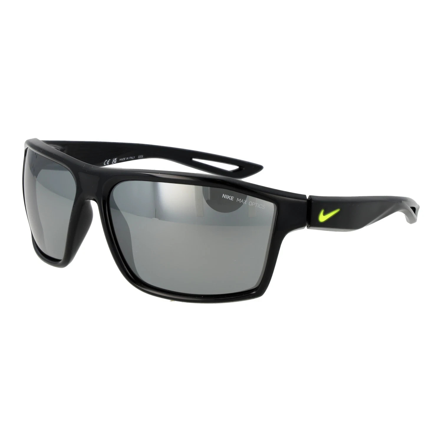 Nike Sunglasses Black Oval Reflective NIKE EV0940 001 65mm Legend