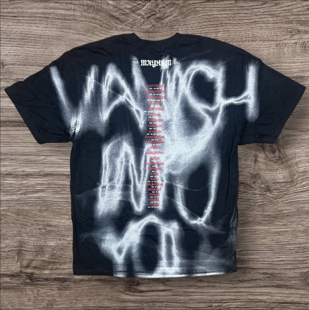 Lady Gaga Mayhem Tour Vanish Into You Black T-Shirt