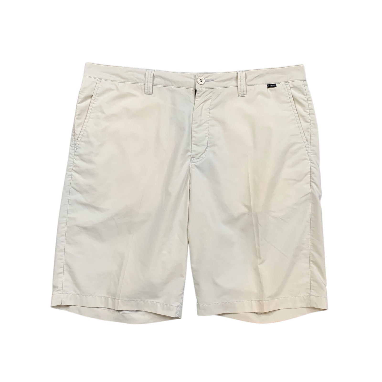 Travis Mathew Shorts Mens 38 Natural White Nylon Blend Stretch Performance
