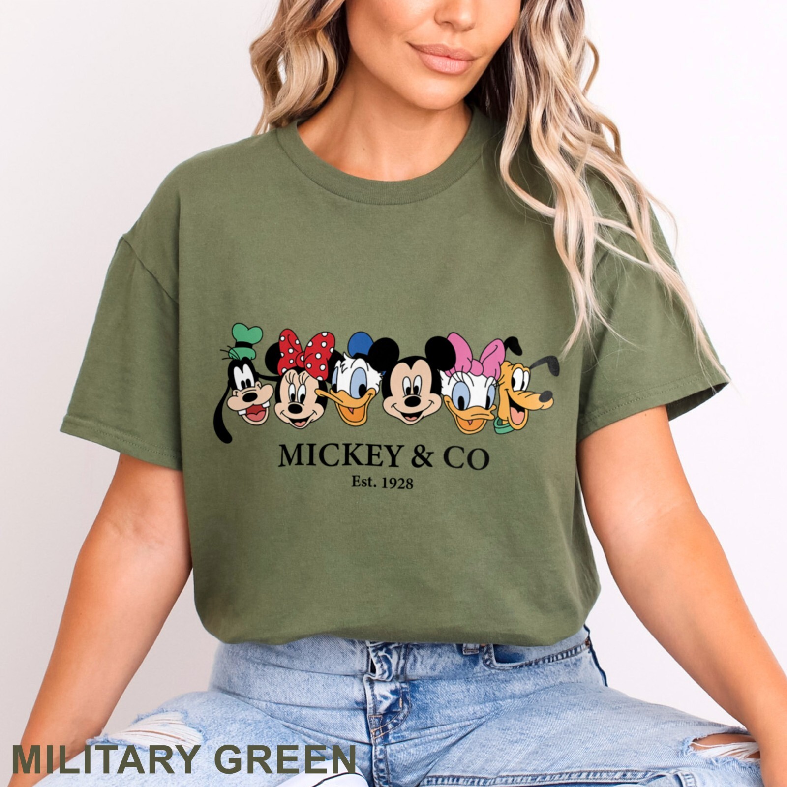 Vintage Mickey & Co 1928 Shirt, Mickey And Friends Shirt, Disneyland Tee, 202787