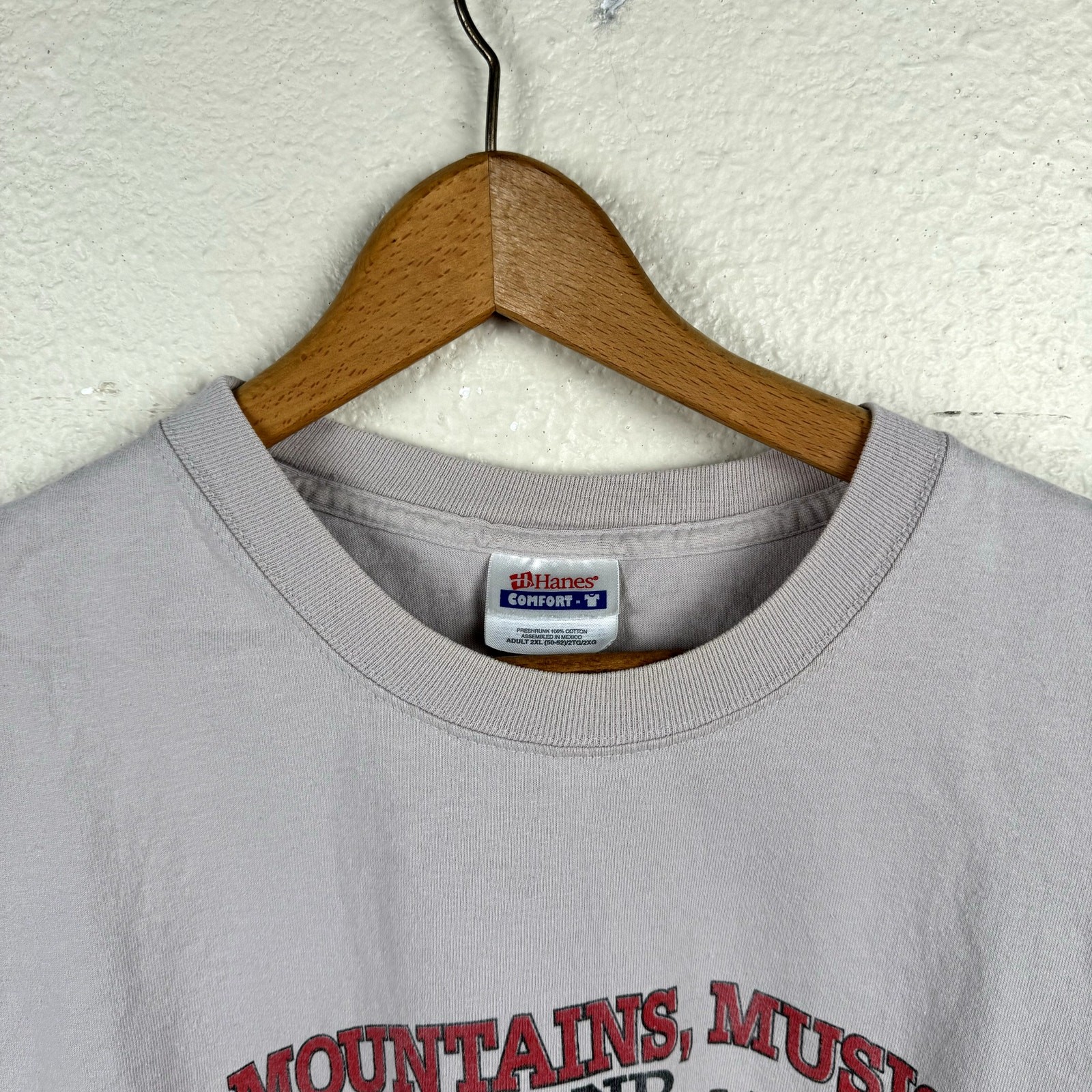 Vintage Car Show Shirt Size XXL Purple Short Sleeve Mountains Music Model As 90s
