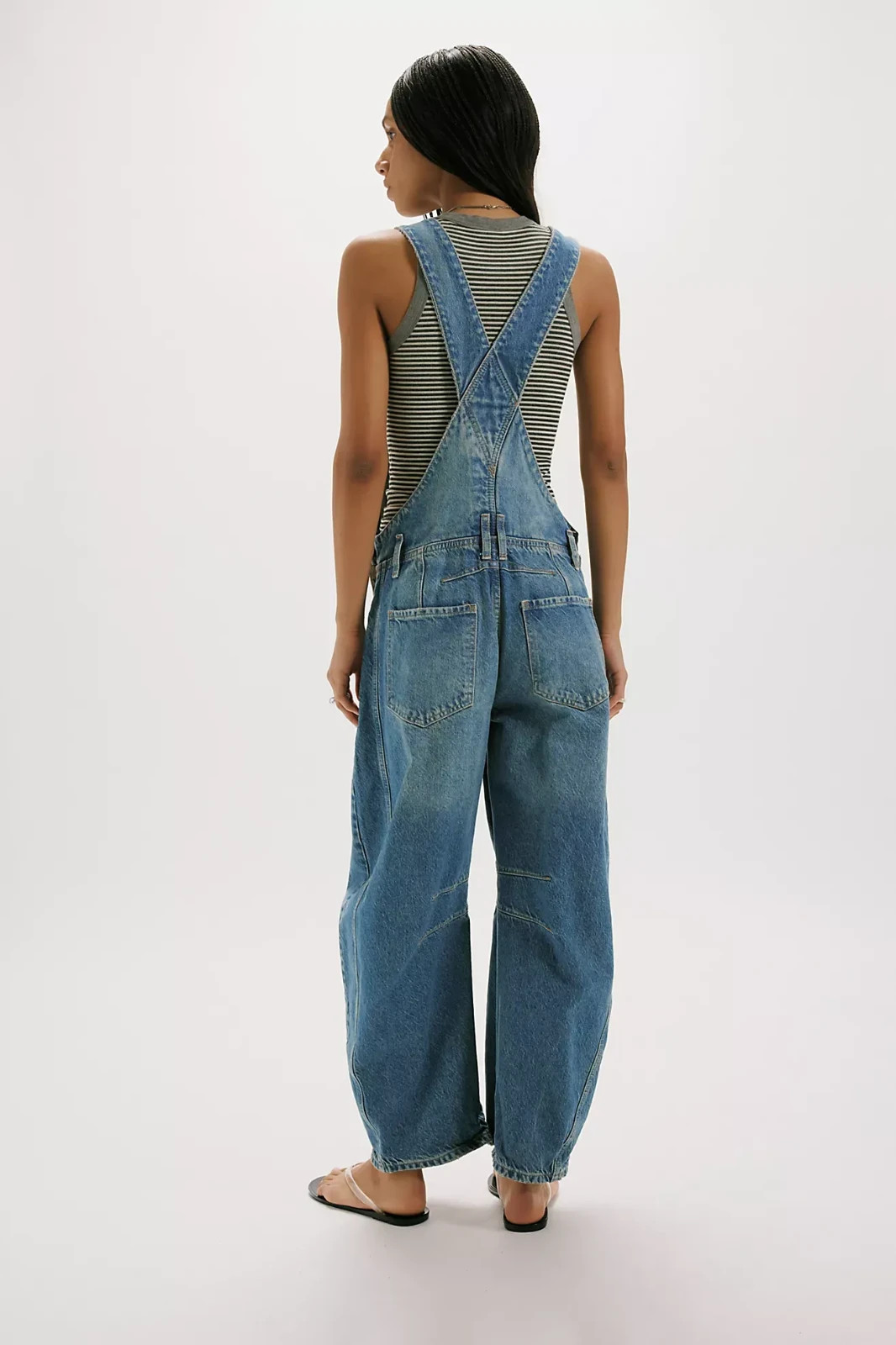 Freepeople We The Free Good Luck Barrel Overalls