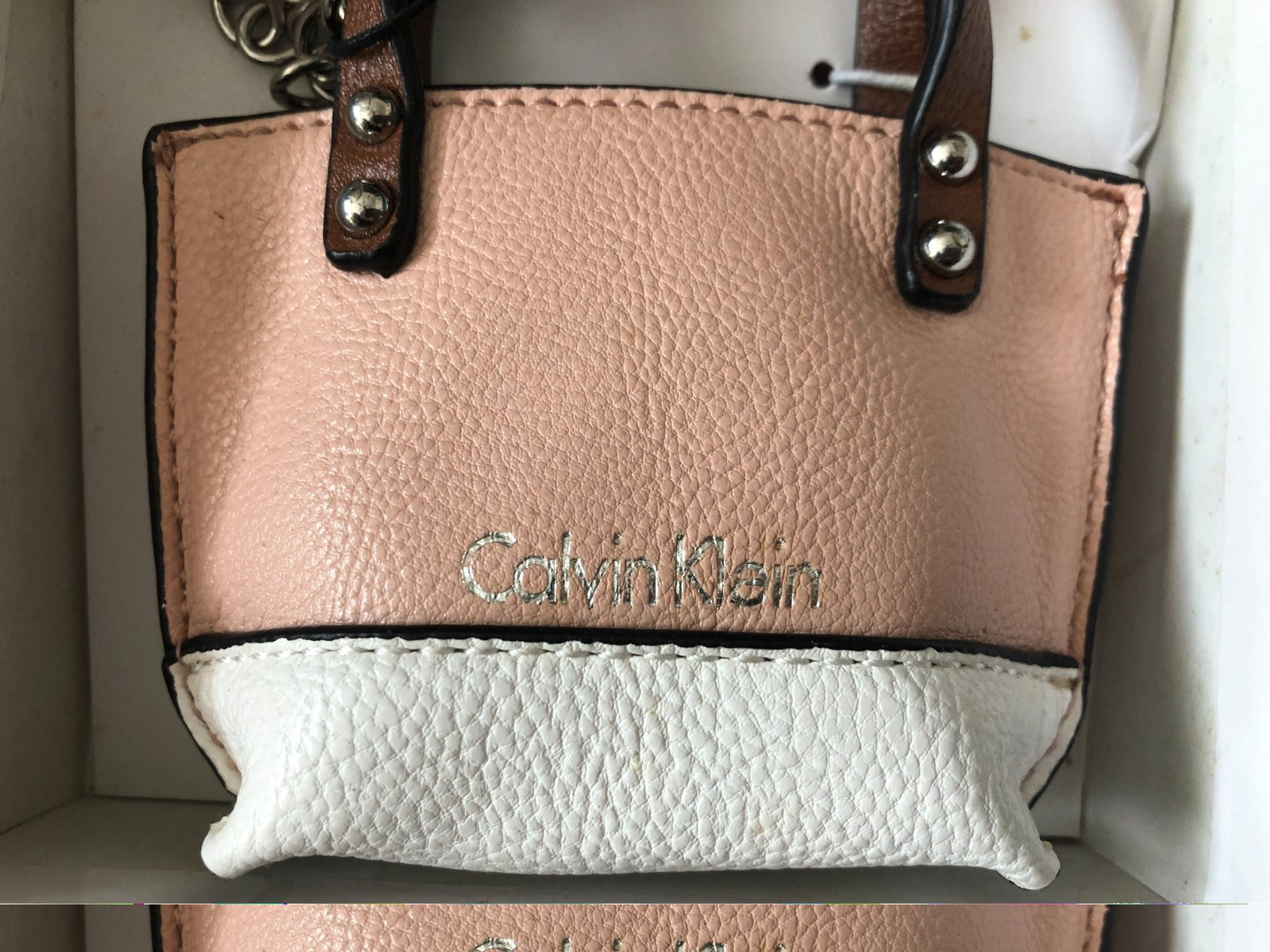 New in Box Calvin Klein Mini Bag Charm / Keychain- $38.00 New