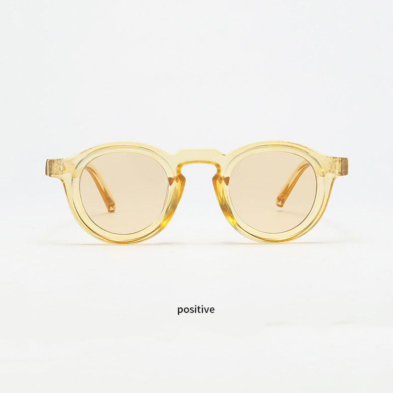 Unisex Round UV Protection Sunglasses Fashion Thick Frame Driving Shade Glasses