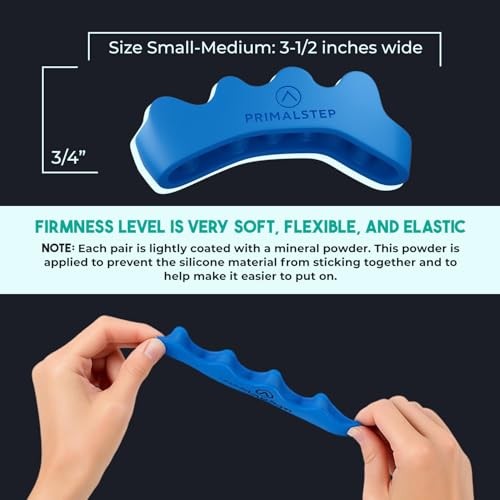 2.0 Firm Edition Toe Separators, Spreaders, Spacers, Large 2.0 Blue