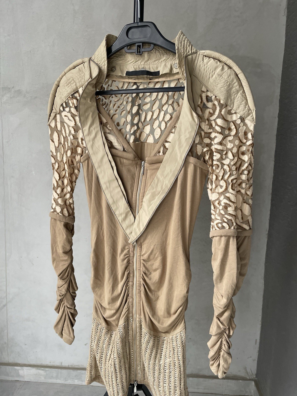 Vintage Rick Owens Style Zaek Avant Garde Womens dress Sz S