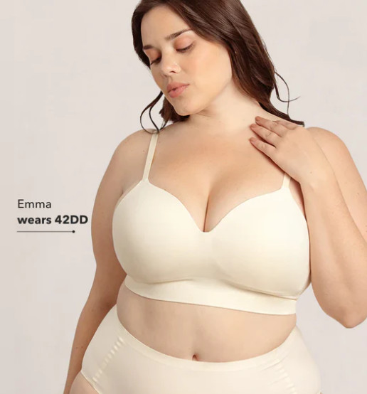 Shapermint Truekind Supportive Comfort Wireless Shaping Bra Women’s