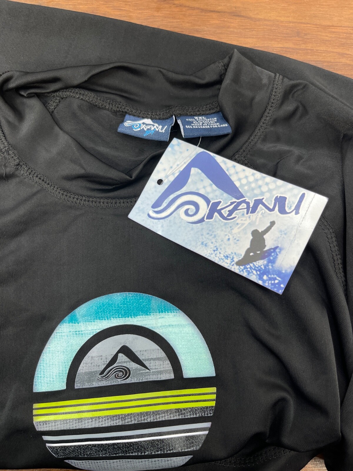 NWT Kanu Surf Rash Guard Avalon Swim Short Sleeve Men’s SZ XXL MSRP $38.00 NWT