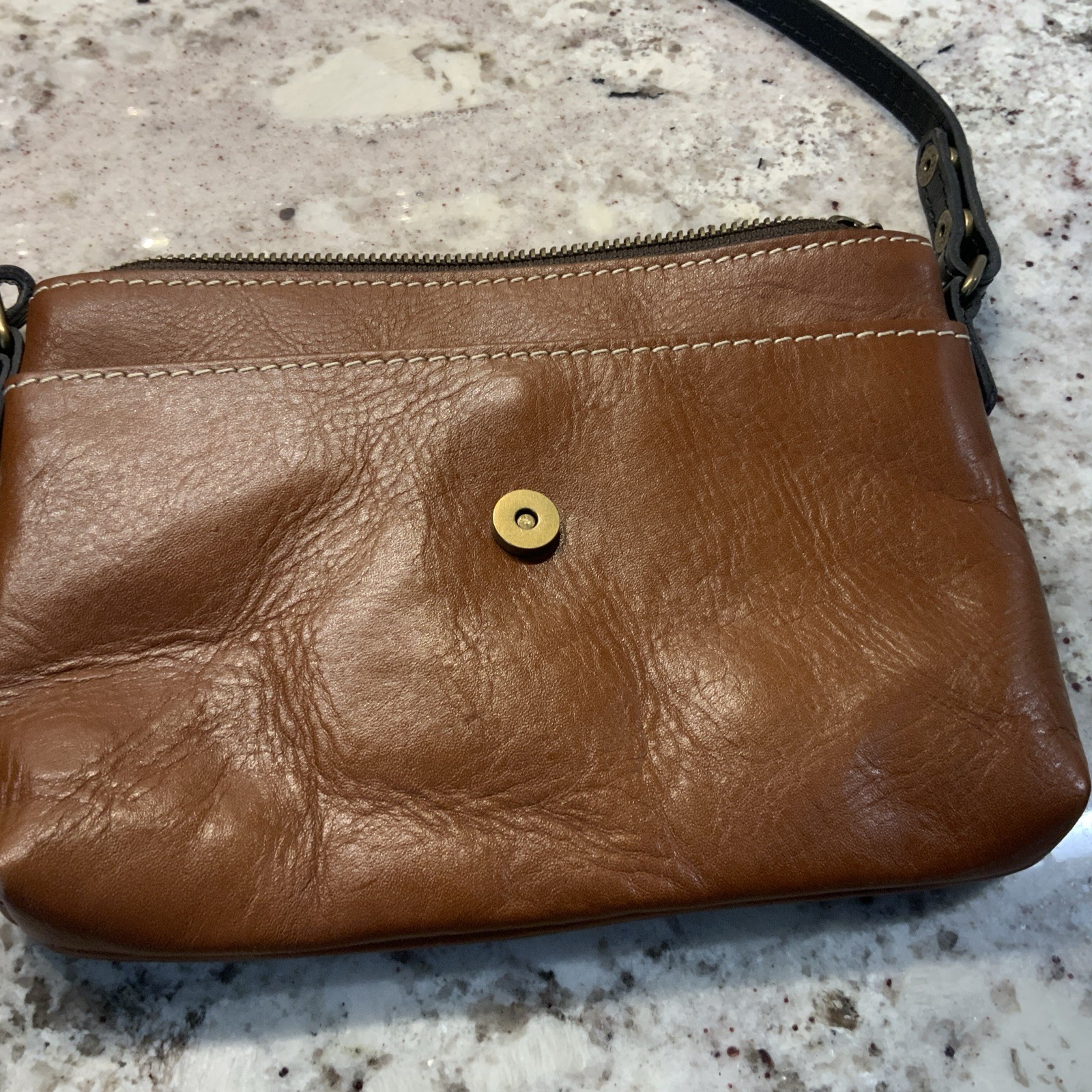 PATRICIA NASH 2 Tone Double Small Cross-Body Bag Clutch