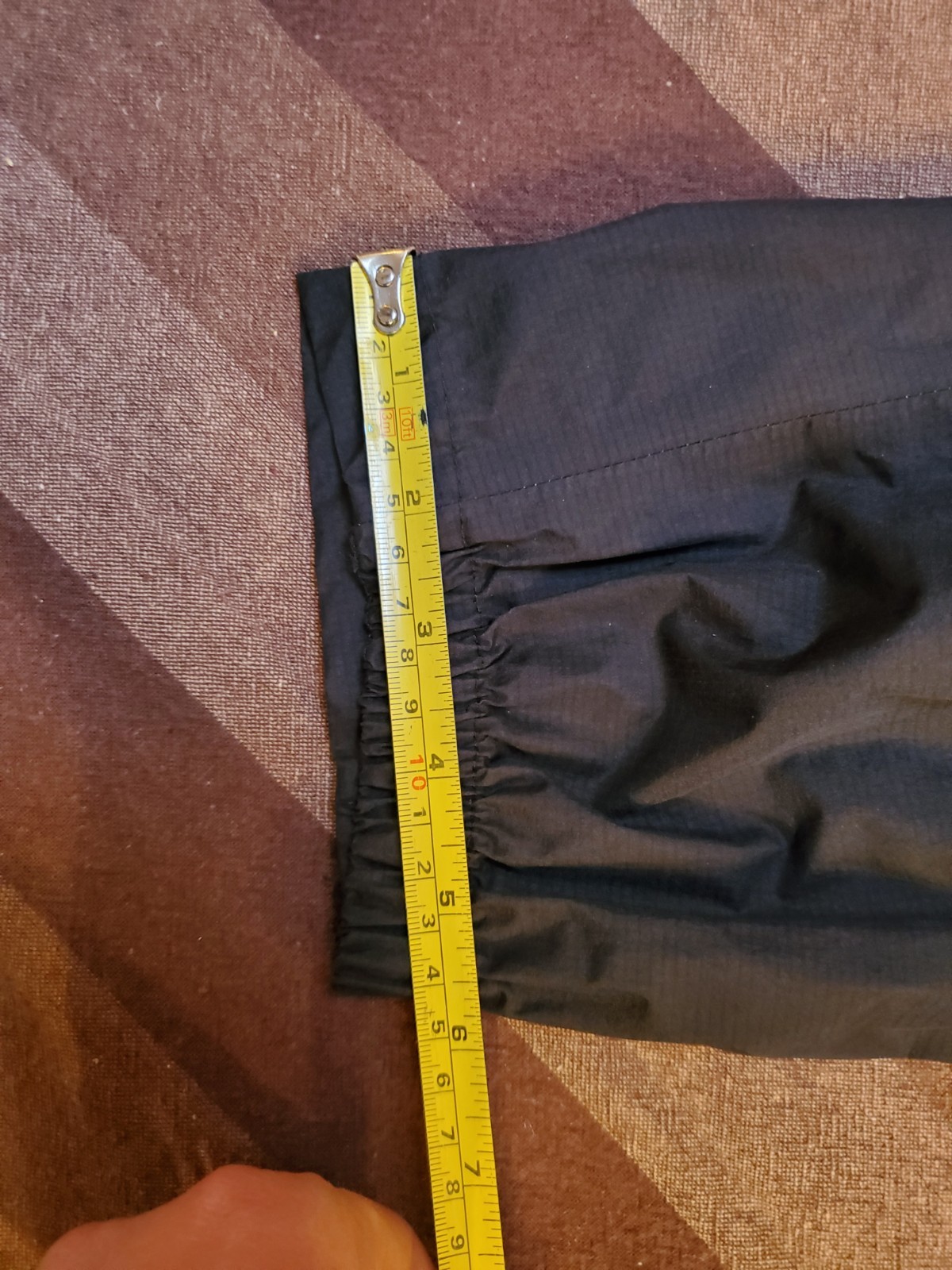 The North Face Men’s Antora Rain Pants size S, black, ultralight 4.8oz, no pckts