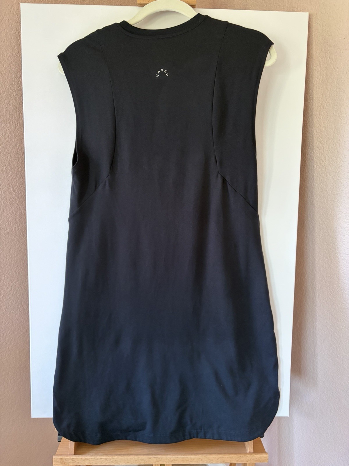 Varley Naples Dress Womens Small Black Sleeveless Activewear Tennis Mini Shirt