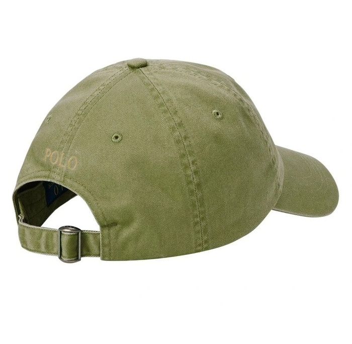 Polo Ralph Lauren Men’s One Size Cotton Chino Adjustable Ball Cap Olive Green