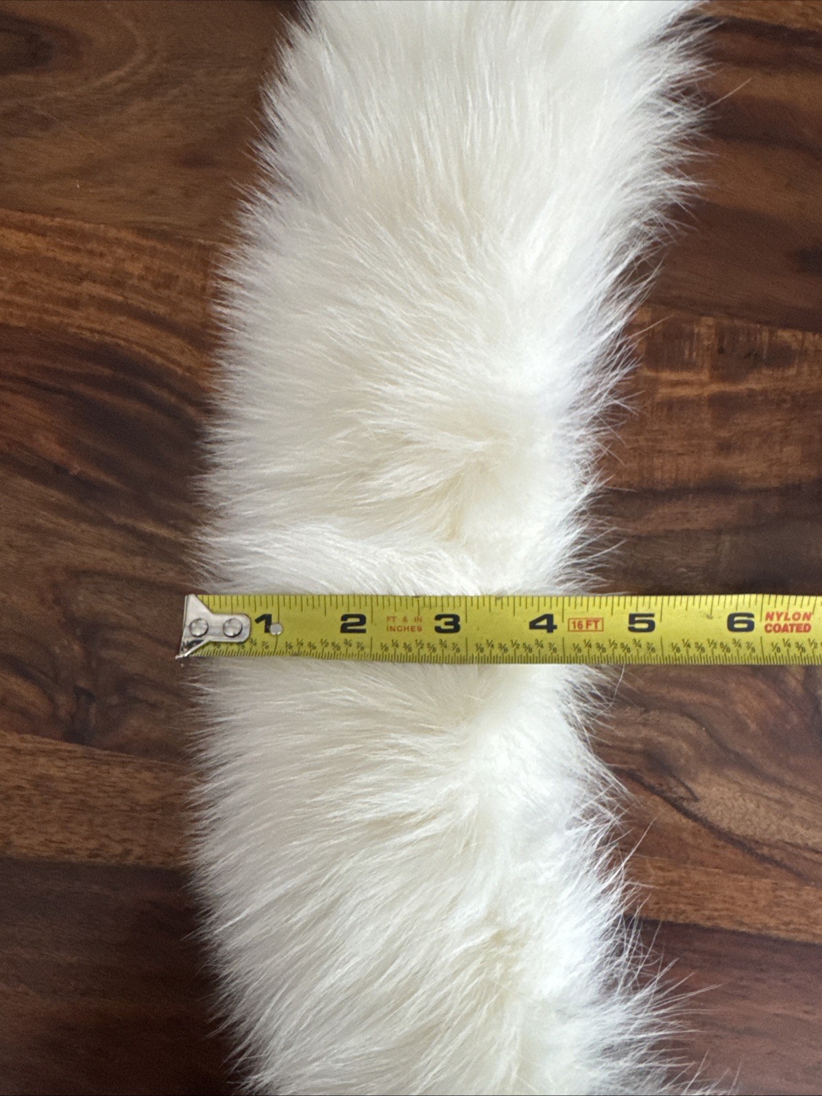 Winter Fur White Women’s Warm Fluffy Hat With Scarf