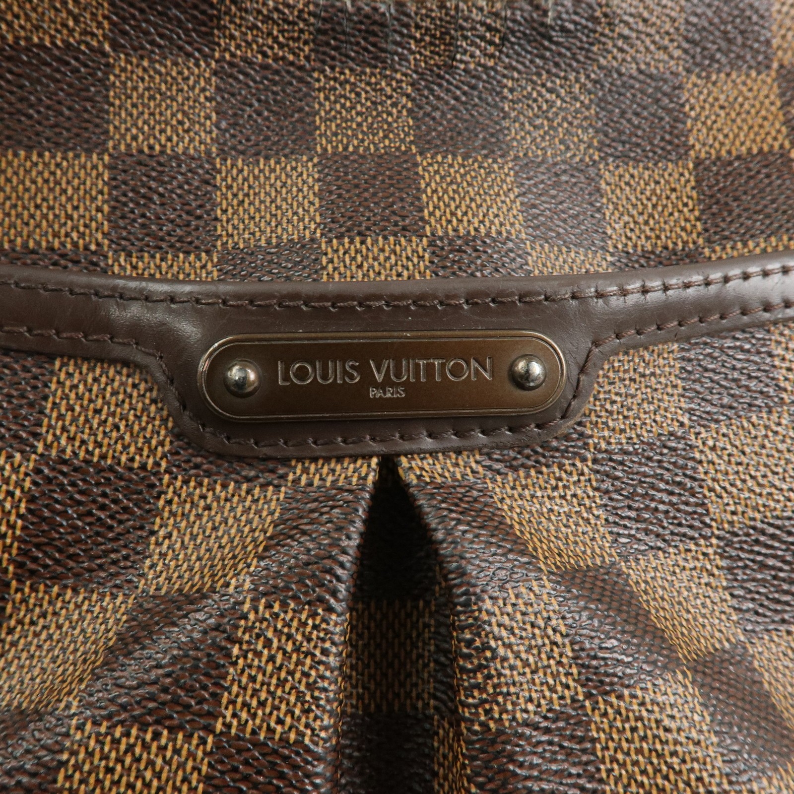 Louis Vuitton Damier Bloomsbury PM Shoulder Bag Brown N42251 Authentic Used F/S
