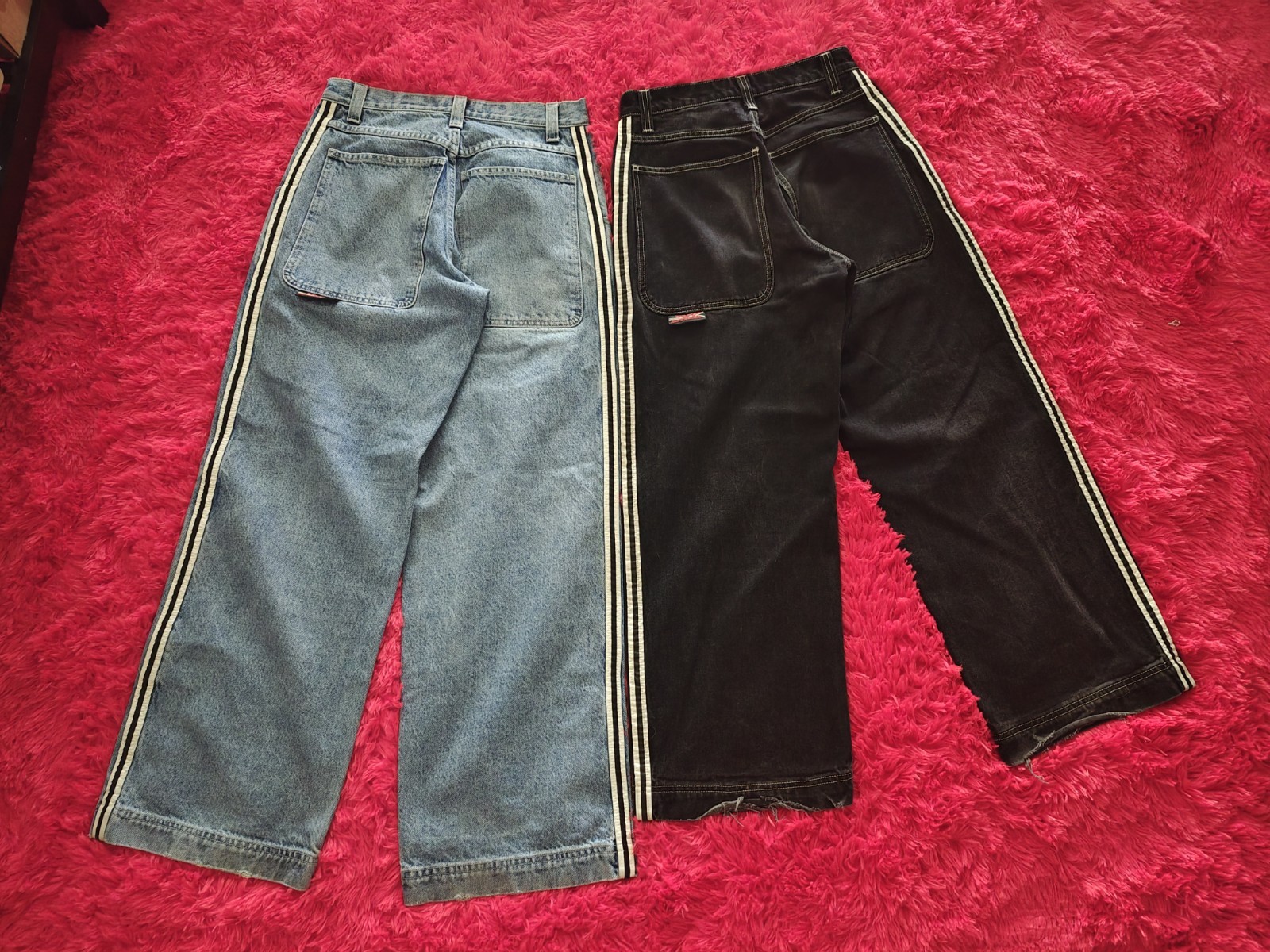 VINTAGE 90s JNCO Jeans Skunk Collection Baggy 90s Skater Denim Grail