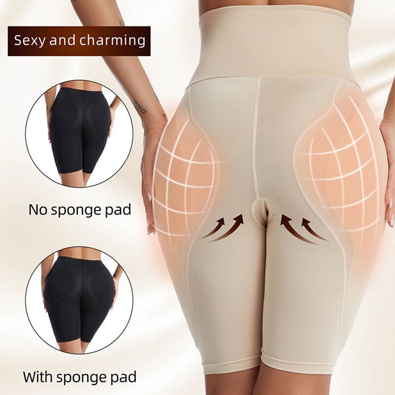 Women High Waist Butt Lifter Panties w Extra Large Pads Fake Ass Hip Enhancer US