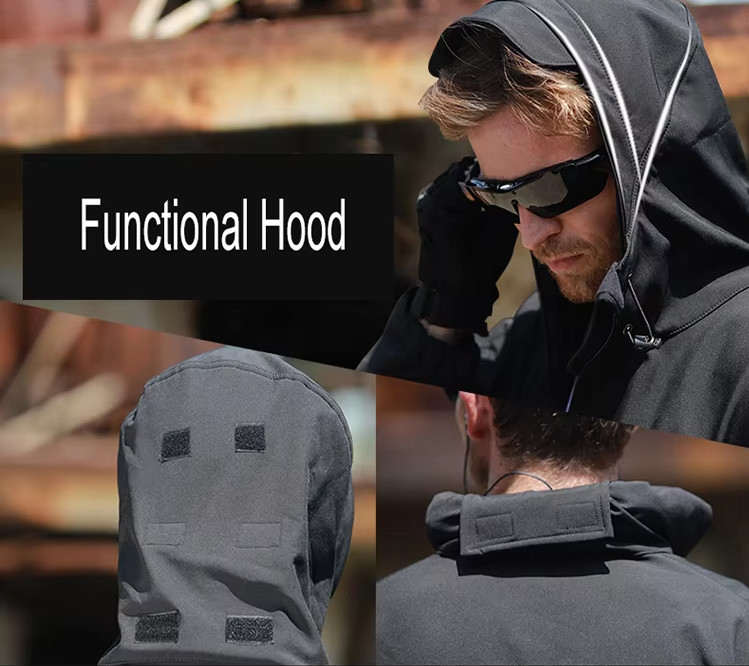Mens Tactical Jacket Military Waterproof Coat Soft Shell Work Windbreaker Jacket