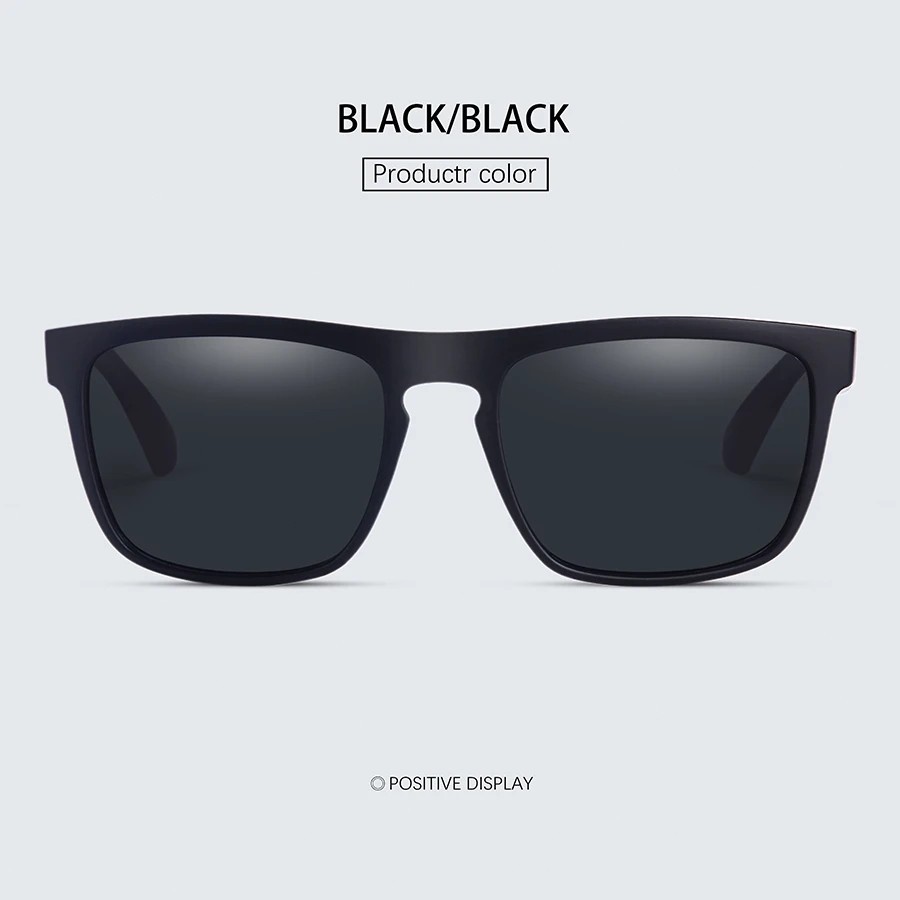 Fashion Square Vintage Polarized Sunglasses Men Women Retro Driving Fishing Sun