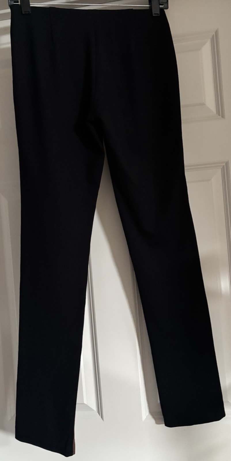 NWT My Tribe Old Money Leather Front Black Stretch Back Quiet Luxury Scandi XS