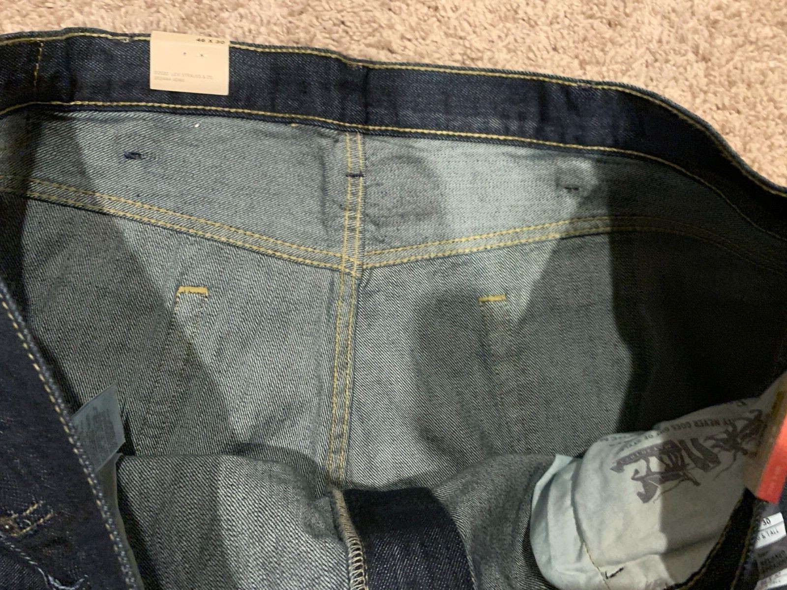 Levi’s 559 Relaxed Straight Fit Jeans Blue Big & Tall Sizes NWT RT$69.50 0004