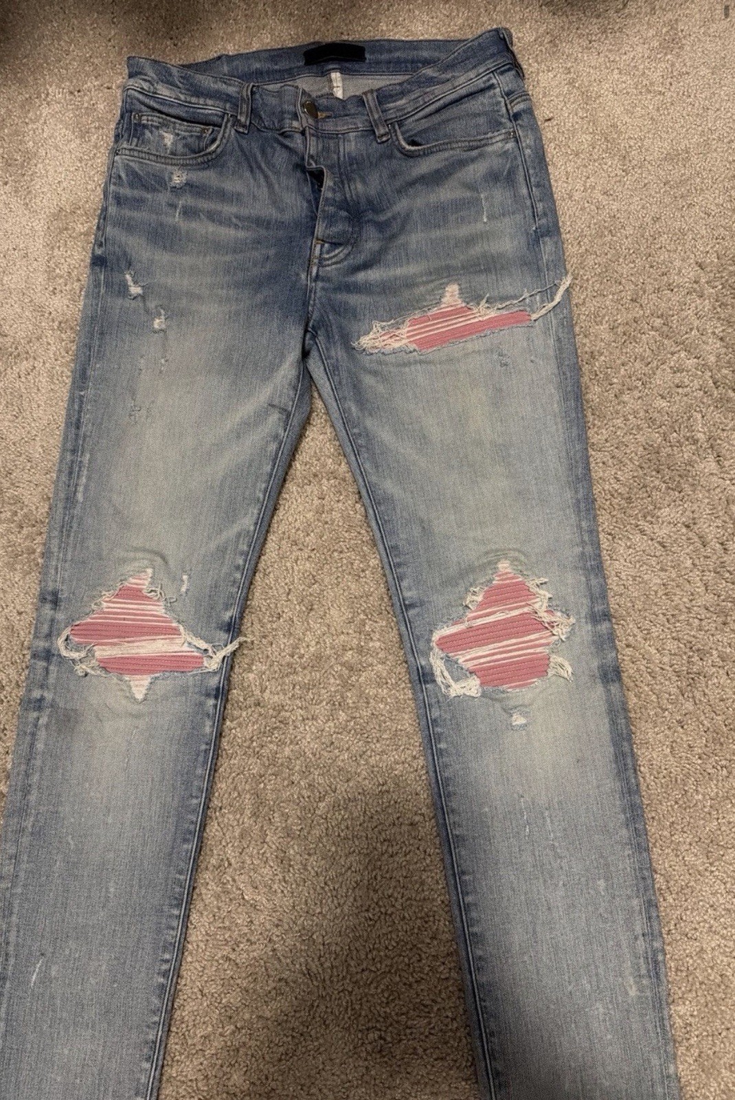 Pink amiri patch mx1