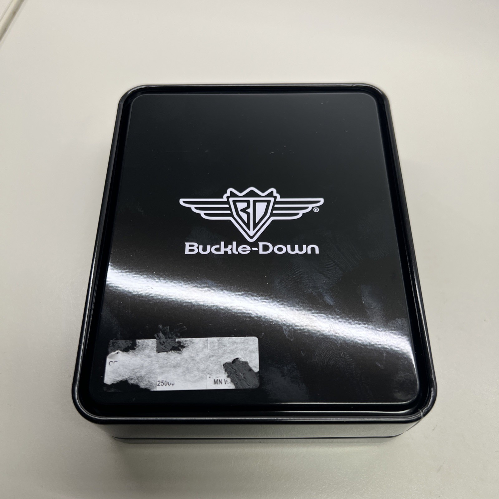 Buckle Down Men’s Novelty Fashion Bi-Fold Wallet “$100 Bill” Black Green W/Case