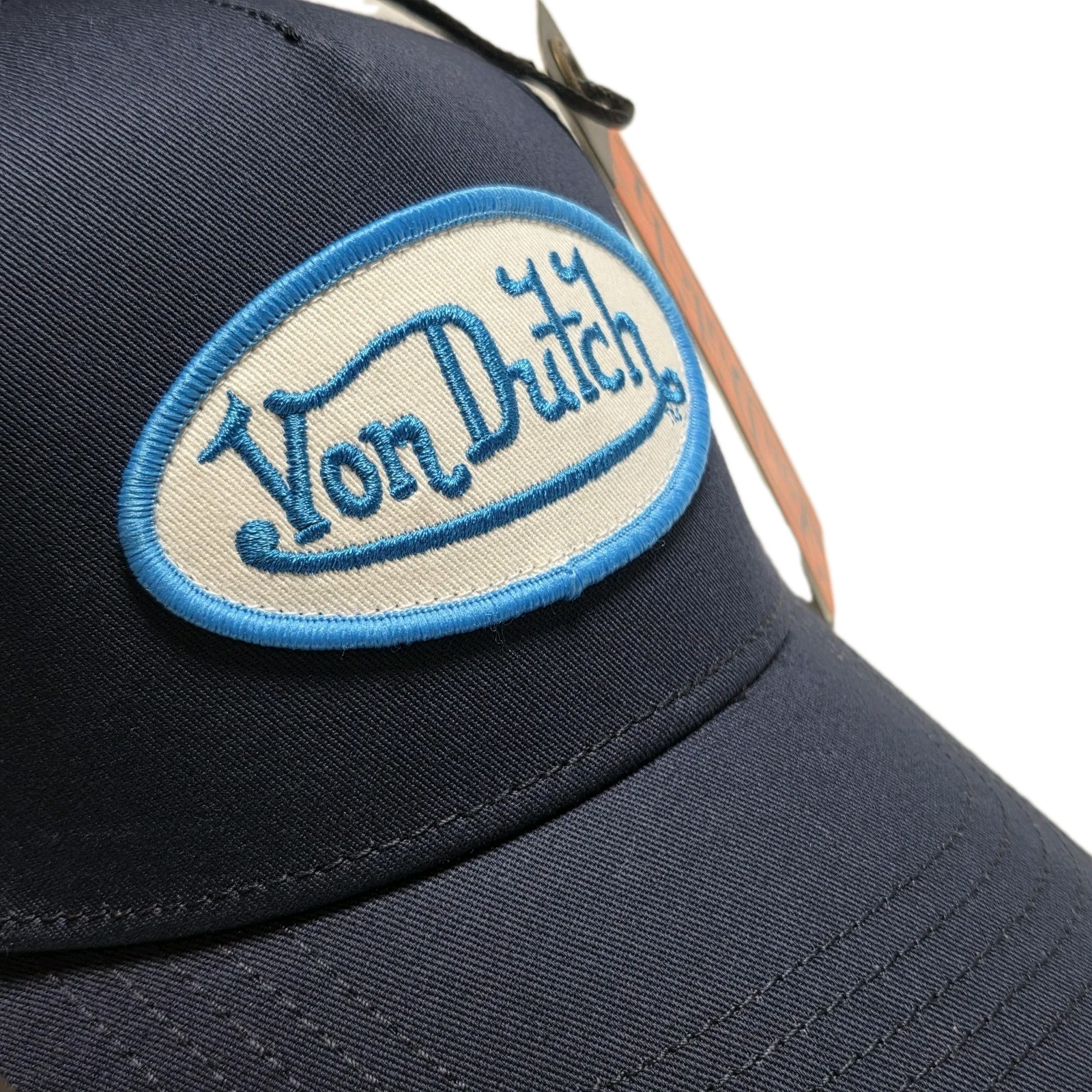 Von Dutch Blue Patch Trucker Hat Mesh Snapback Cap NWT
