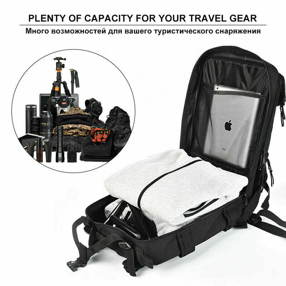 30L Large Military Tactical Backpack for Men Women Army 3 Days Assault Pack Bag