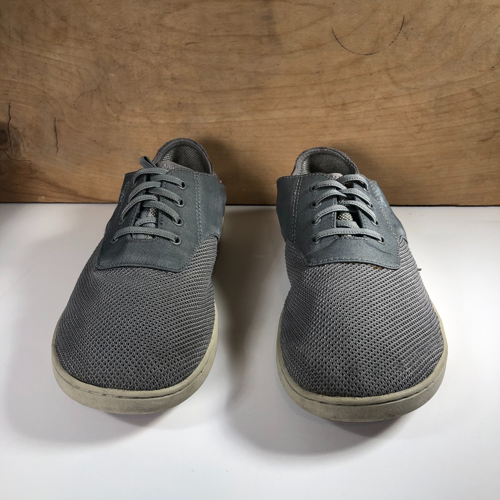 OluKai Nohea Moku Mesh Sharkskin Gray Slip On Shoes Men’s Size 10.5