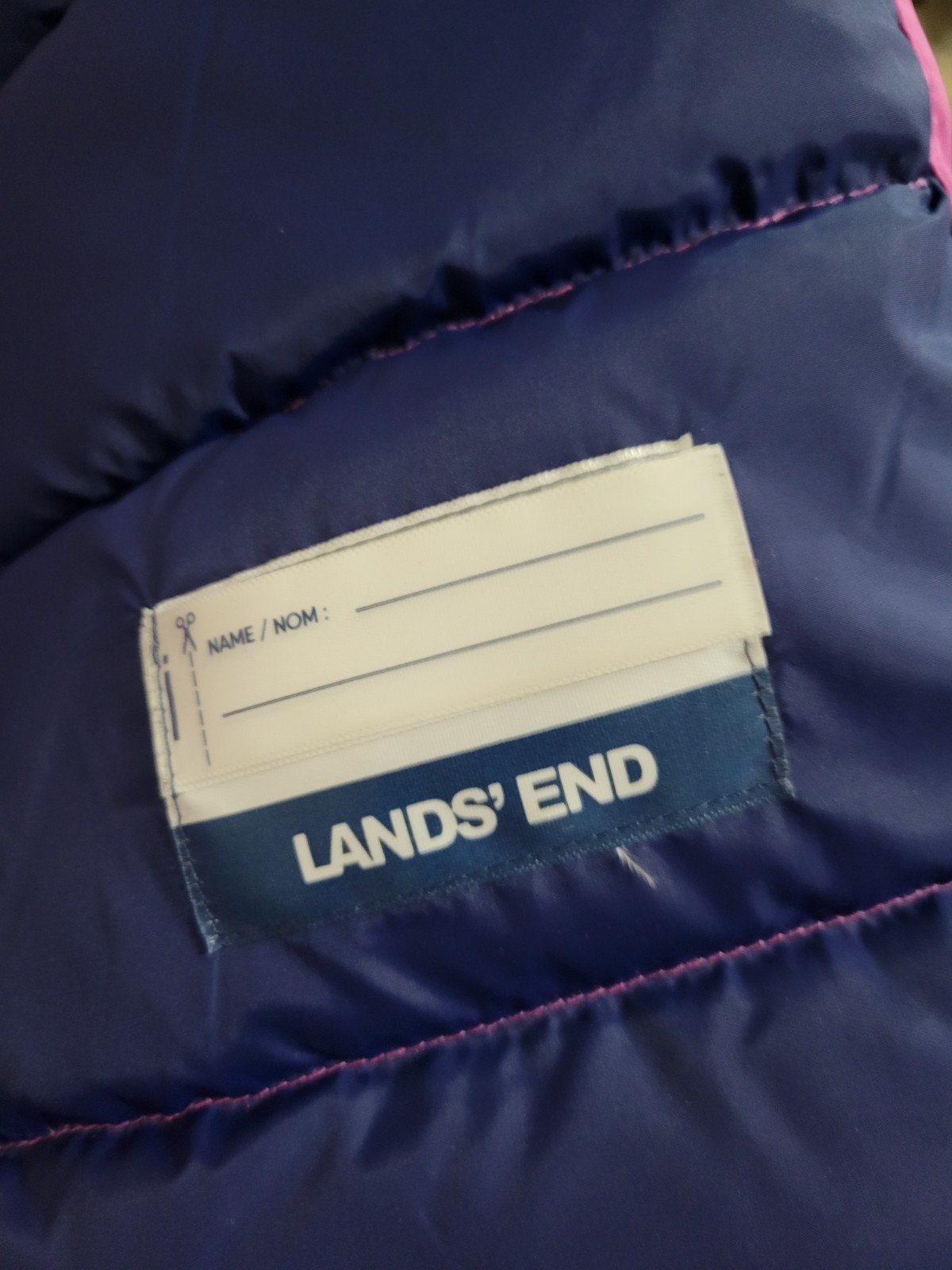Lands End Expedition Parka Girls XXL Pink Faux Fur Trim Insulated Pockets Hooded