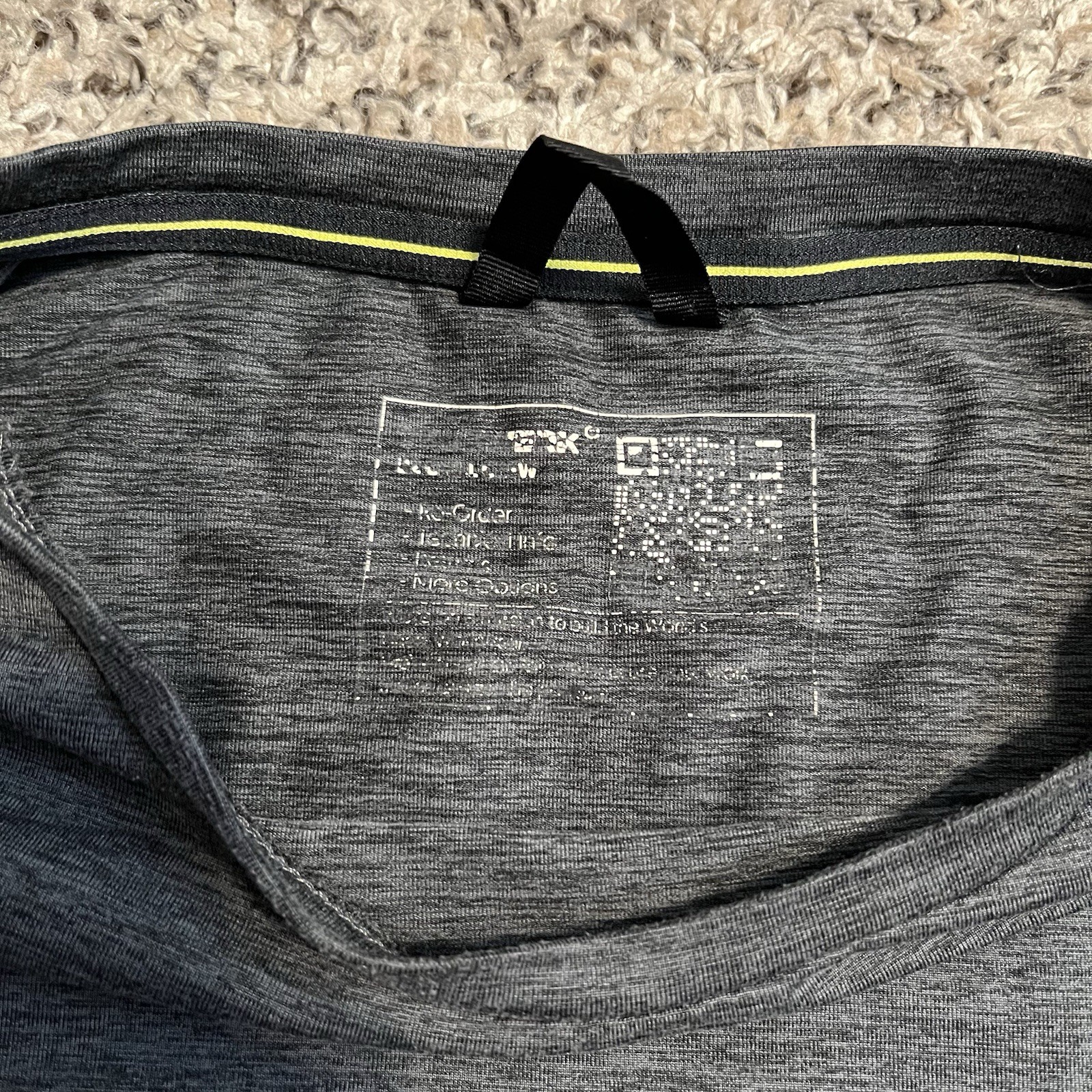 Truewerk Shirt B2 Chill Crew Mens XL Gray Work Workwear Crew Performance