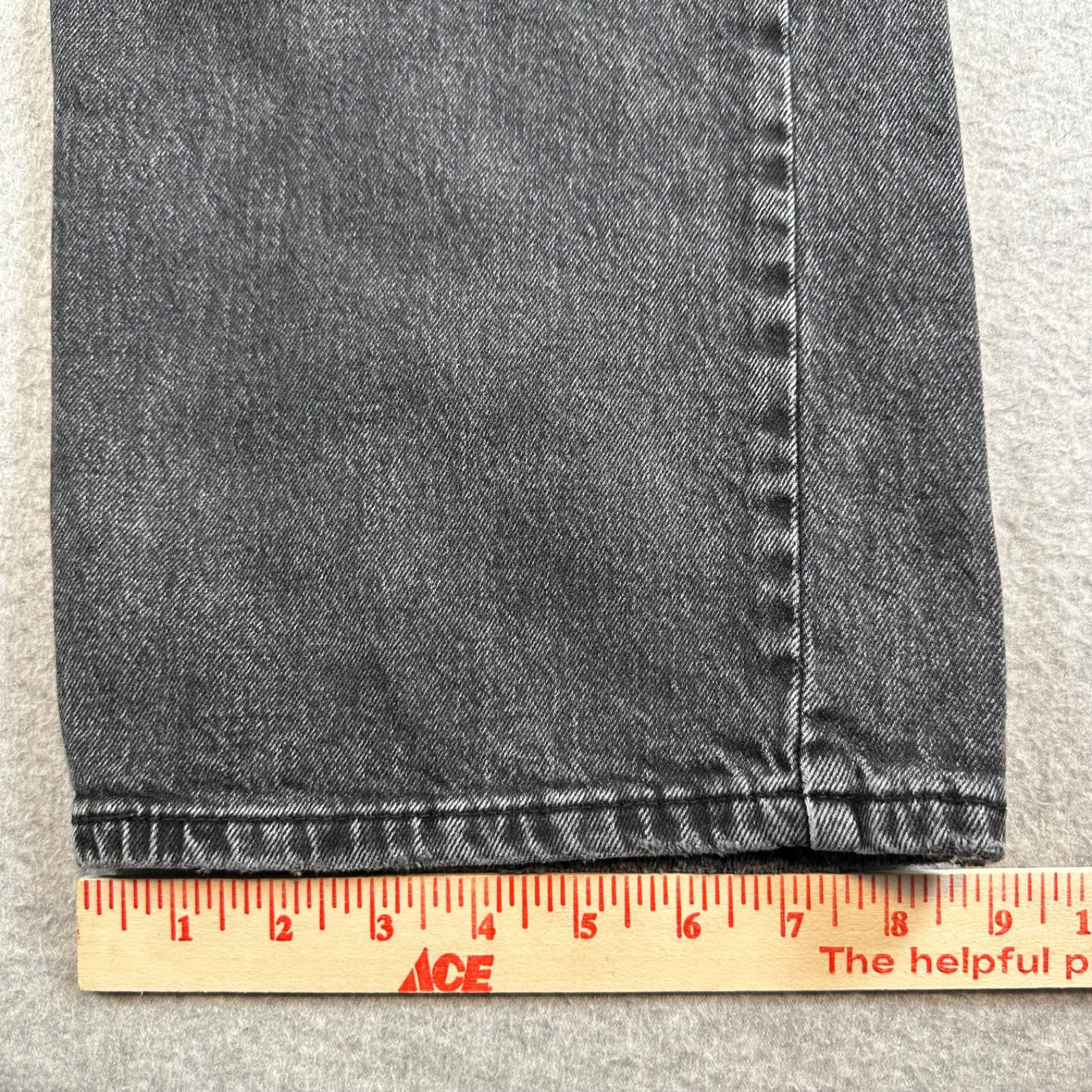 Levi’s 569 Men’s Size 36Wx32L Loose Straight Black Denim Jeans Stretch