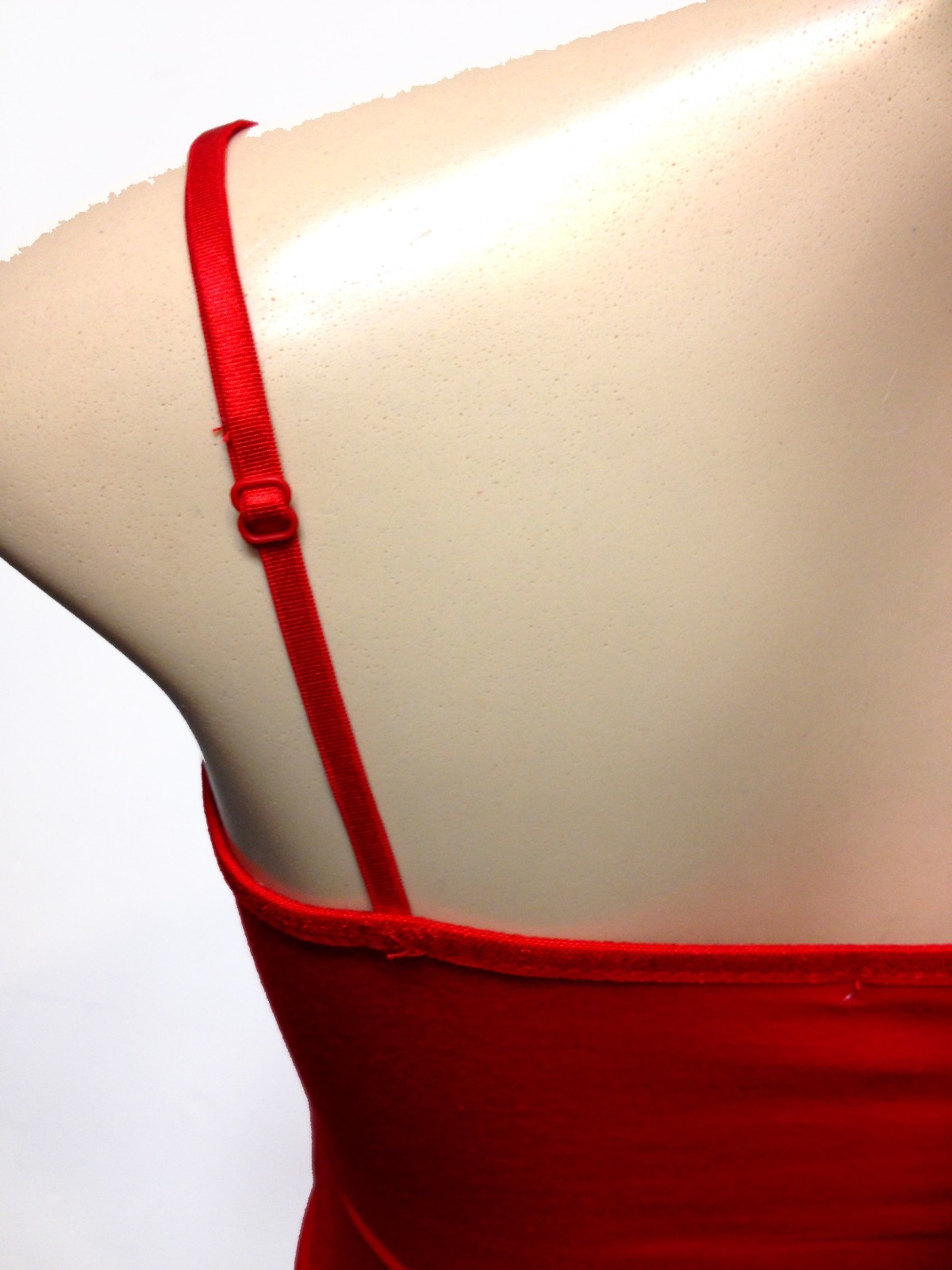 Plain Basic Long Tank Top Adjustable Spaghetti Strap Cotton Camisole Plus Size