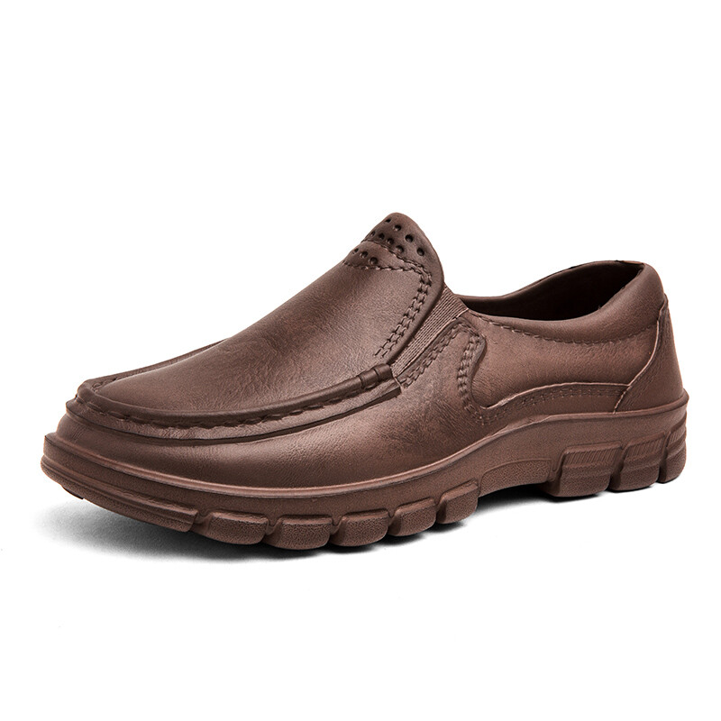 New Men Chef Shoes Kitchen Non-slip Safety Shoes Oil-proof Slip-On Work Shoes US