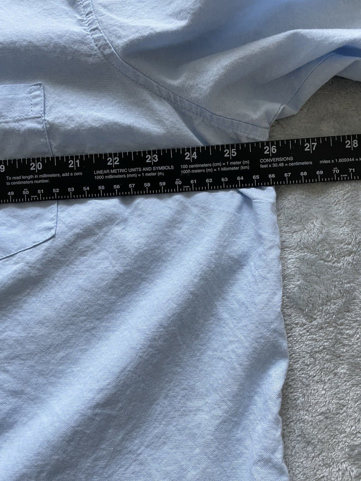 Old Navy Classic Women’s Shirt XXL Blue Oxford Button Front 100% Cotton Top