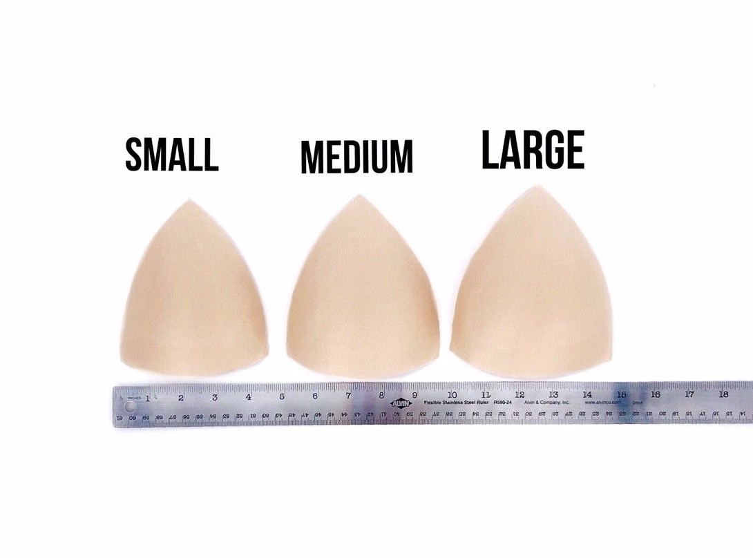 10Pcs Bra Insert Triangles Breast Padding Bikini inserts Removable NEW – S M L