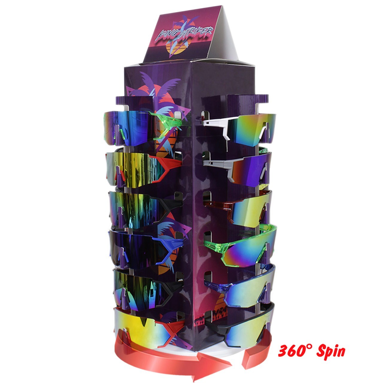 Mens Sunglasses Shield with Display New Styles 36 PCS per Display Exactly as Pic