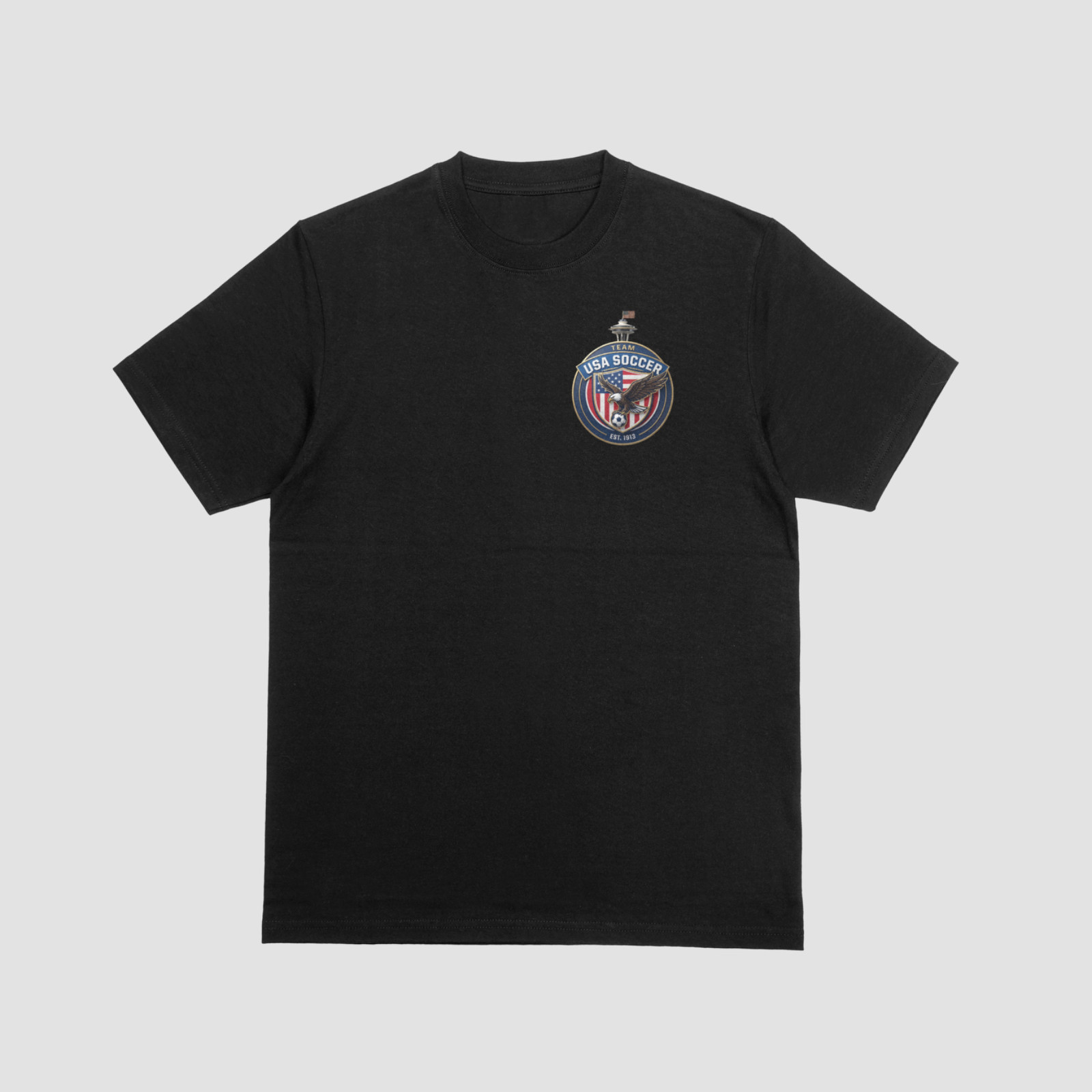 Graphic t shirts with customized team USA logo limited soccer fan edition