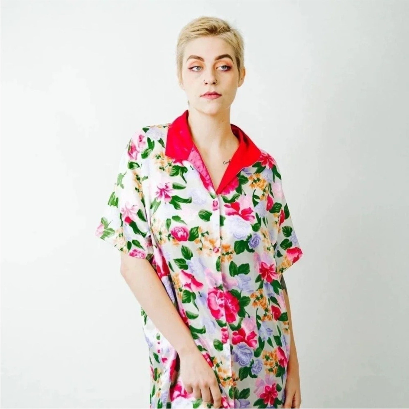 Vintage A’Milan Floral Women’s Sleepwear Robe