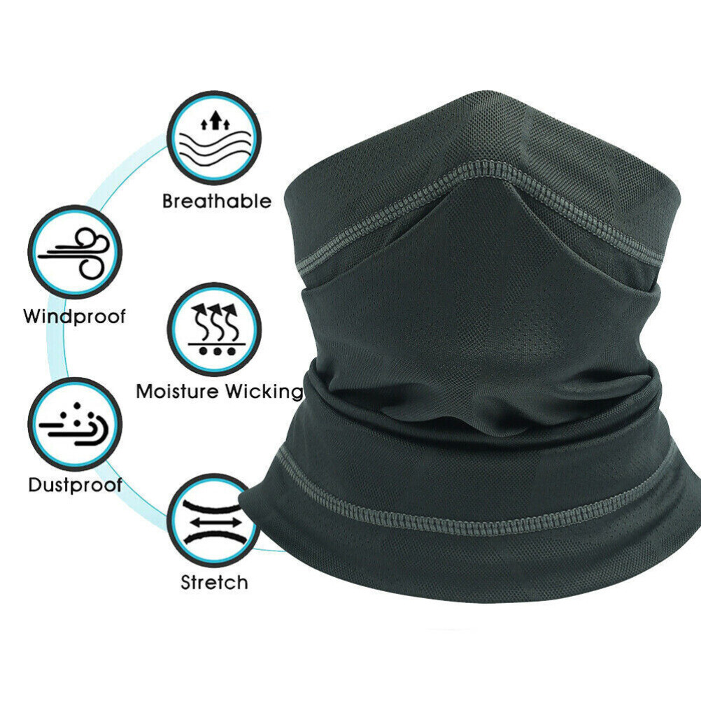 Hiking Half Face Mask Cover Tactical Hunting Cycling Scarf Bandana Neck Gaiter