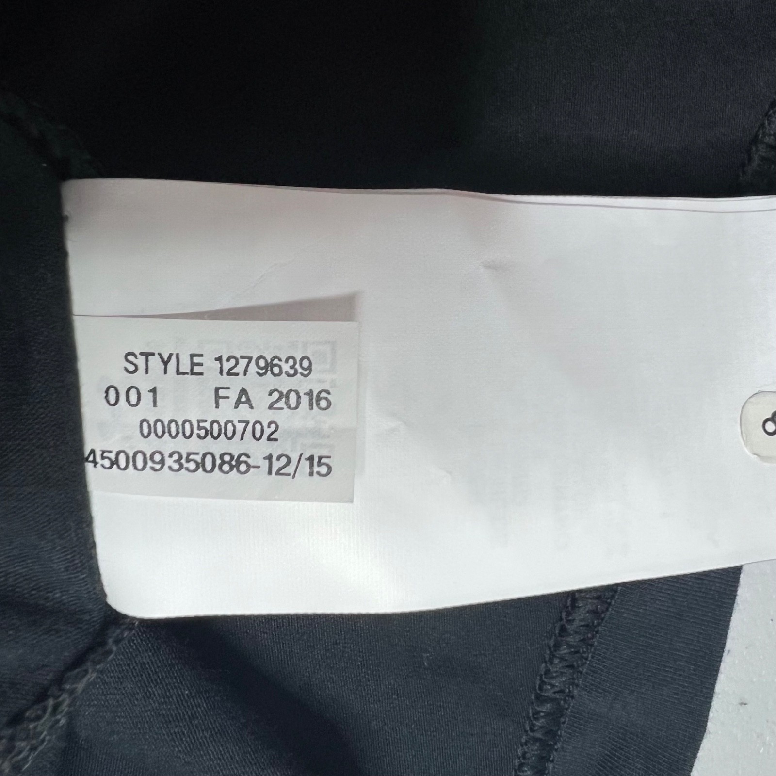 Under Armour Mens L Tactical Combat Shirt 1/4 Zip Long Sleeve Black 279639 NWOT