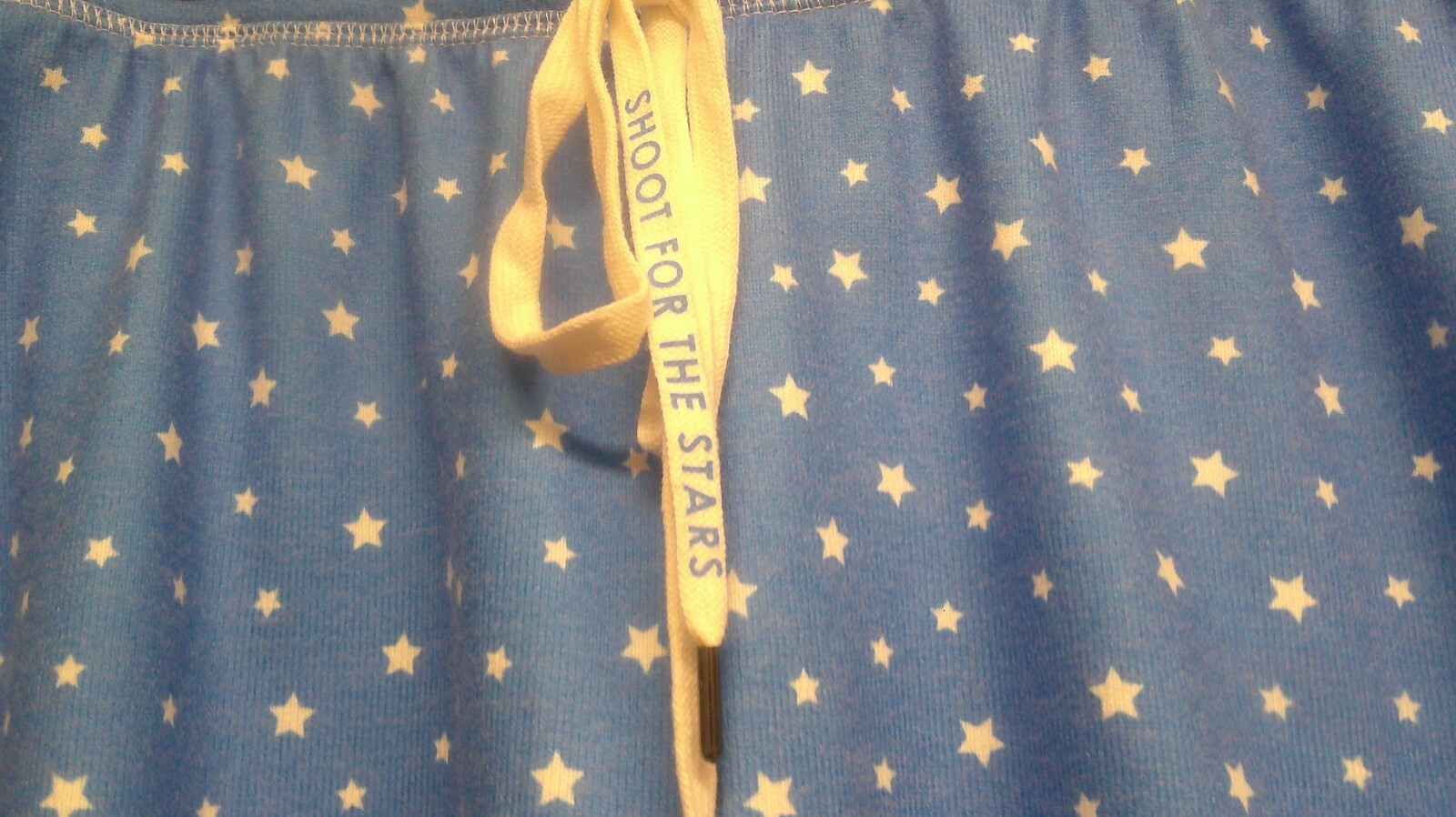NWT PJ Salvage 2X Lounge,PJ’S Stars Shorts, Tranquil Blue, Tie Close W/ Elastic