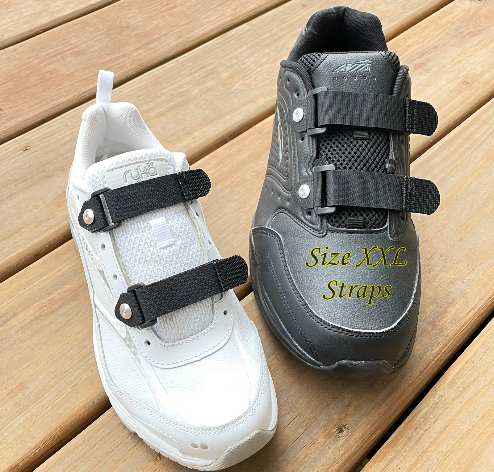 Replace-A-Lace Adaptive Strap Shoelaces With Grab Tab No Tie Shoelaces Set of 4