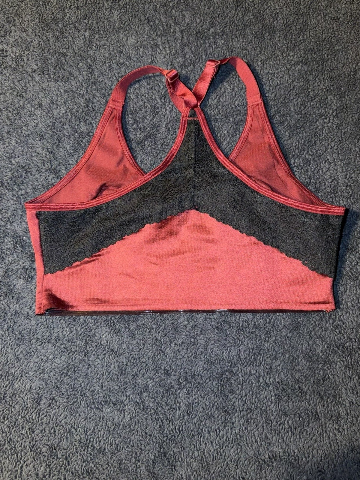 Ruby Ribbon Burgundy Sport Demiette Bra