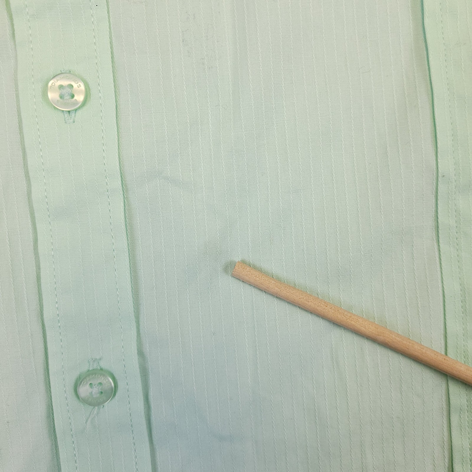 7D 7 Diamonds Hall Of Fame Mens 2XL Western Shirt Mint Green Dual Pocket Stretch