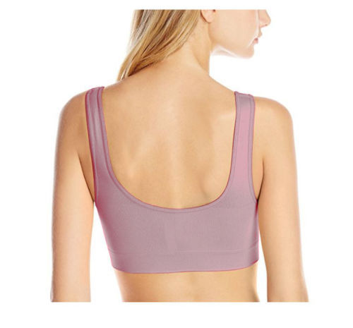 2 Pack Ahh By Rhonda Shear Women’s Seamless Leisure Bra Tuquoise Lavender 2XL