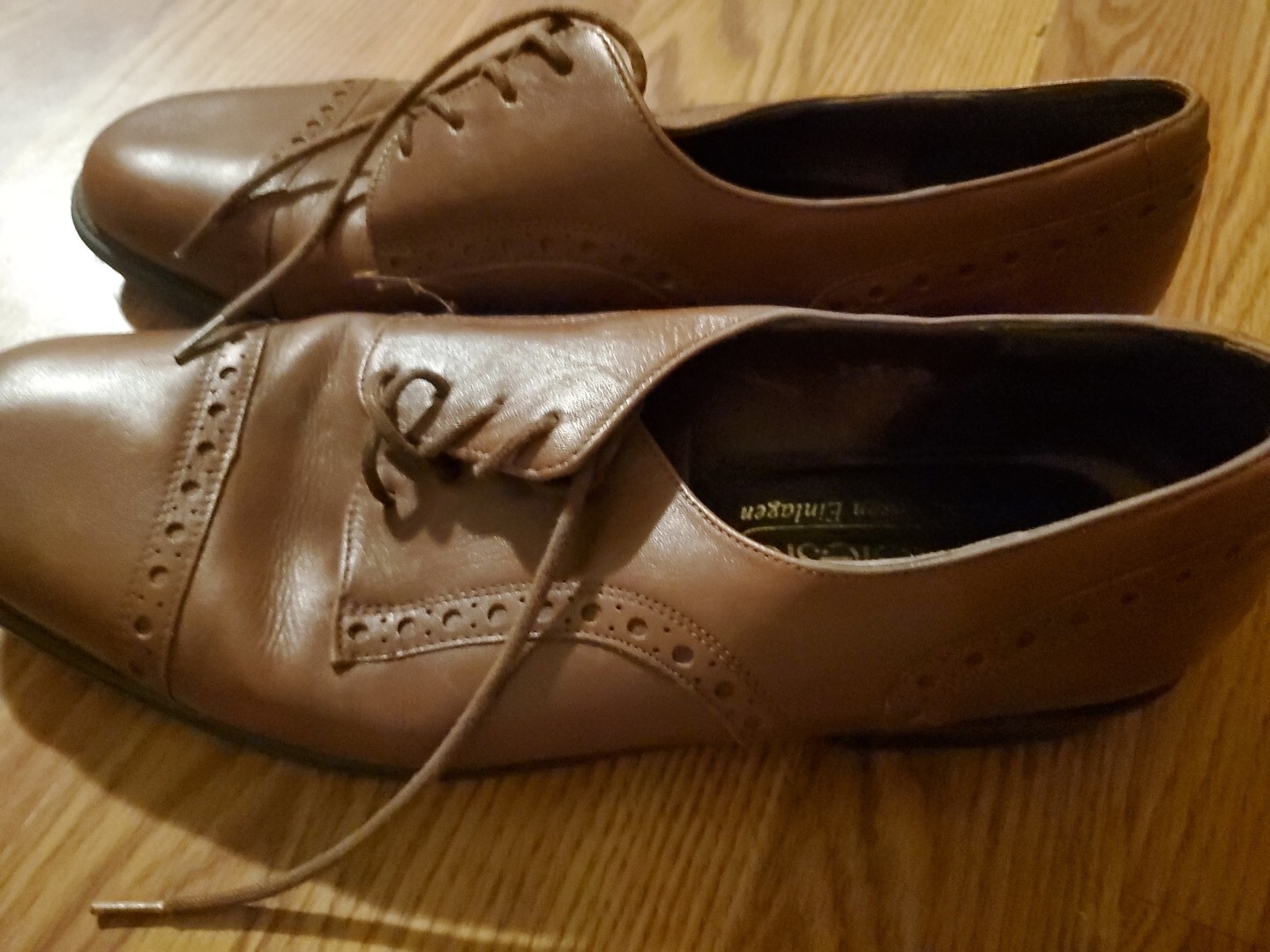 Theresia Size 6.5 Mens Brown Dress Shoes